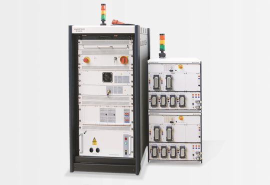 W 454 HV Test System with 2 MC 8+16 Matrix Cases