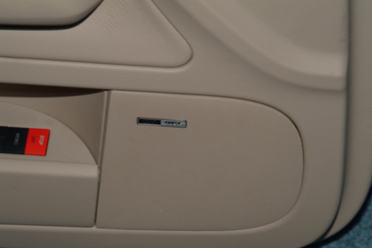 Door panel of a modern passenger car – tweeter of the audio system