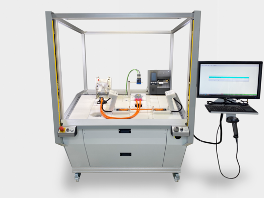 HV-test table for E-Mobility wiring harnesses