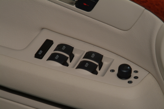 Door panel of a modern passenger car – electrical window lifters