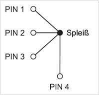 Figure 1: Network including a splice